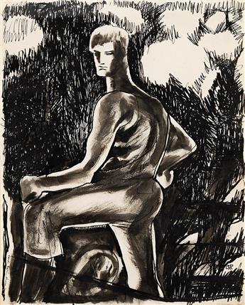 CARL SPRINCHORN (1887-1971) Pair of drawings.